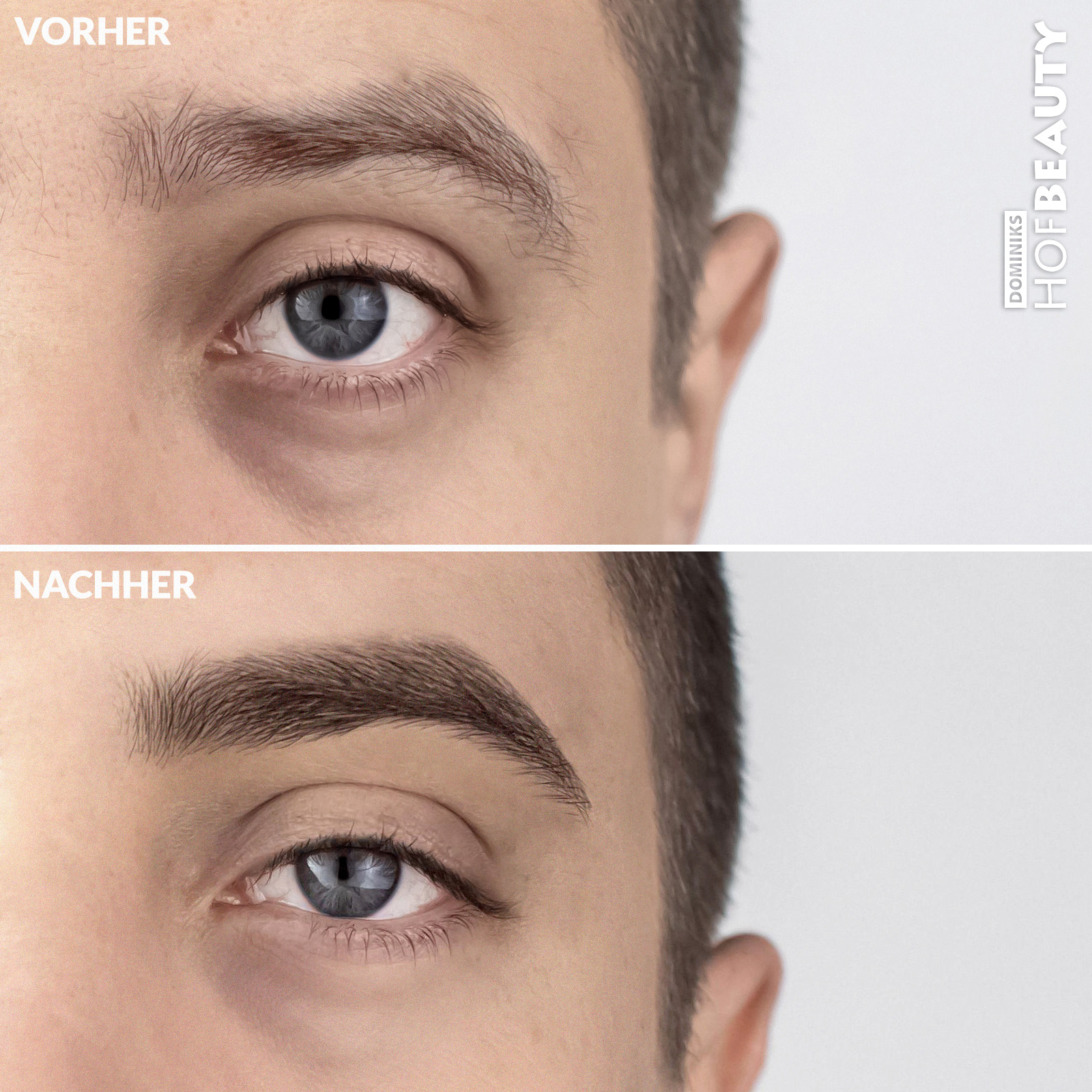 Permanent Make-Up Augenbrauen Mann Kosmetikstudio HofBeauty