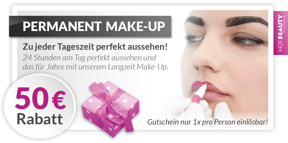 Permanent Make-Up 50€ Rabatt