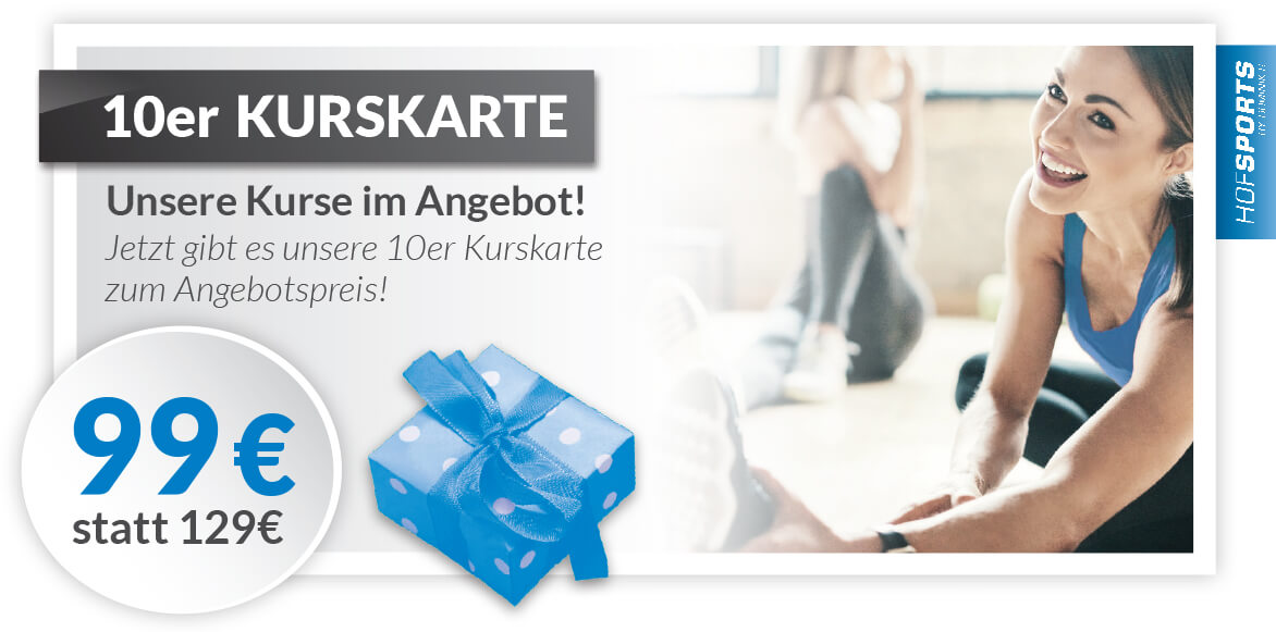 Gutschein Aktionspreis Rabatt HofSports-10erKarte