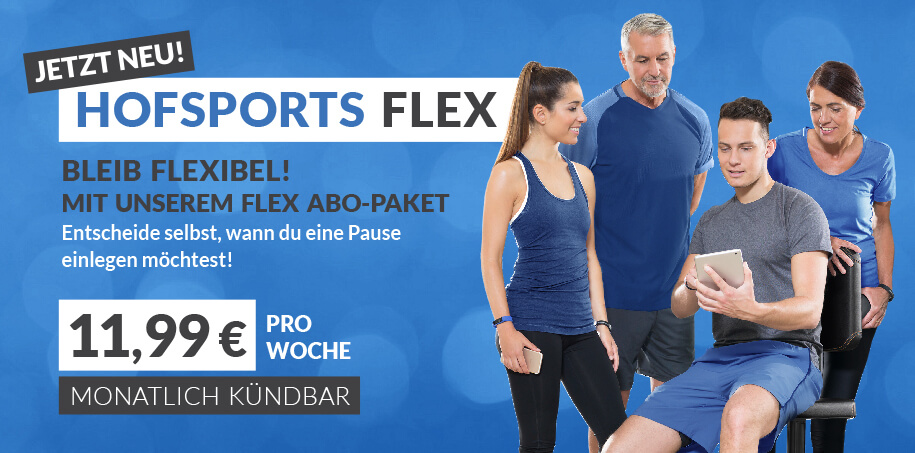 HofSports Flex-Abo-Paket - monatlich kuendbares Abo