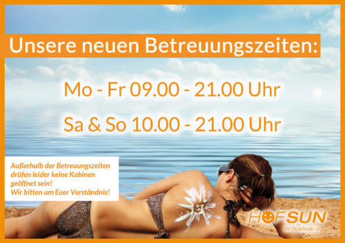 Sonnenstudio-oeffnungszeiten-neu Sonnenstudio HOFSUN neue Betreuungszeiten