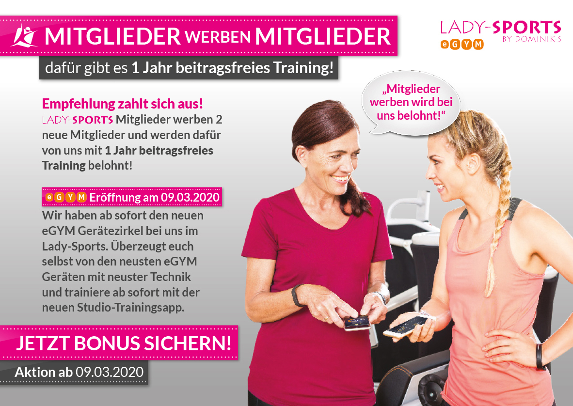 MITGLIEDER WERBEN WIRD BELOHNT!