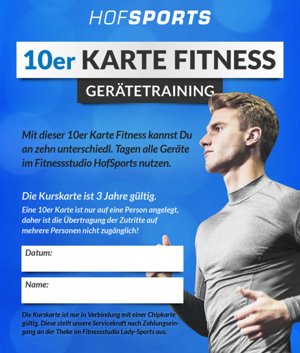 HofSports-10er-Kurskarte-Fitness-GeräteTraining